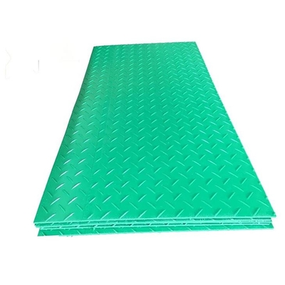 Durable Green Plastic HDPE Ground Roads Swamp Mat For Excavators Construction