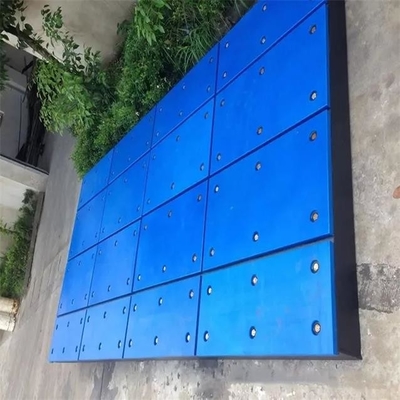 Blue Anti Collision Plastic Boat Marine Fender Face Pad UHMWPE Dock Buffer Pad