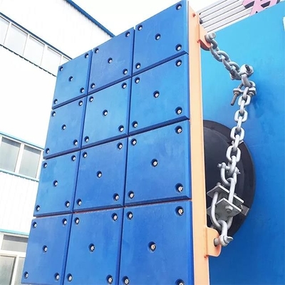 Waterproof Blue Plastic Marine Panel UHMWPE Dock Fender Pads For Jetty Fender