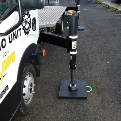 Durable Mobile Square HDPE Plastic Crane Truck Outrigger Pads For Lifting Crane
