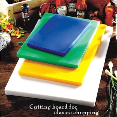 Faddish Multi Color Kitchen Plastic Cutting Board Non Slip PE Chopping Board