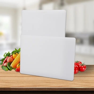 Faddish Multi Color Kitchen Plastic Cutting Board Non Slip PE Chopping Board
