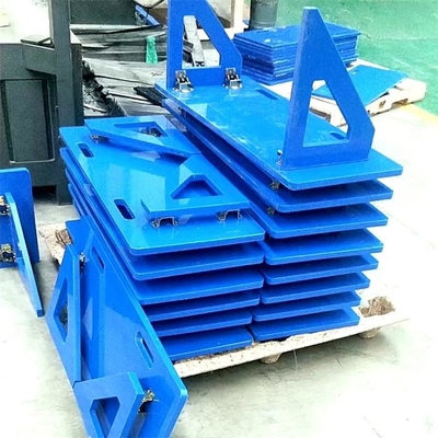 Blue Plastics Portable Training Resilient Plate HDPE Soccer Rebound Boards