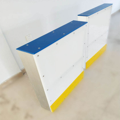 Plastic Skating Rink Fence HDPE Hockey Dasher Board Kick Plate With Steel Frame