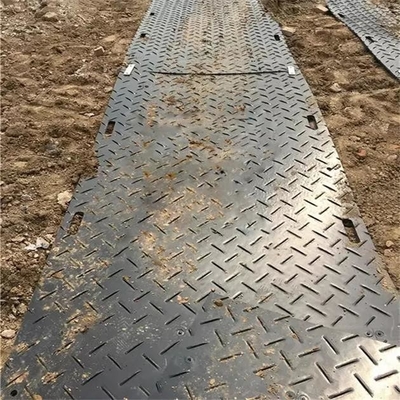 Polyethylene Road Plate Lightweight HDPE Ground Protection Temporary Road Mud Mats