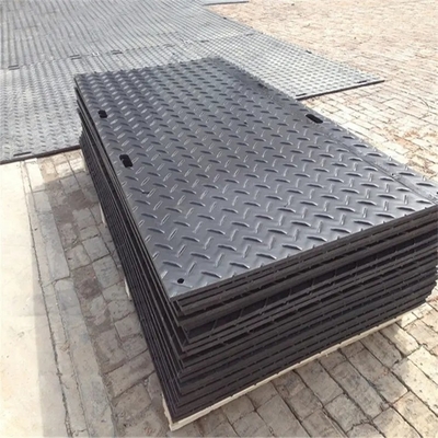 Polyethylene Road Plate Lightweight HDPE Ground Protection Temporary Road Mud Mats