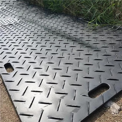 Polyethylene Road Plate Lightweight HDPE Ground Protection Temporary Road Mud Mats