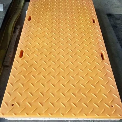 2*8ft HDPE Ground Protection Sheets Temporary Road Access Mats For Construction