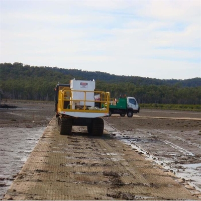 2*8ft HDPE Ground Protection Sheets Temporary Road Access Mats For Construction