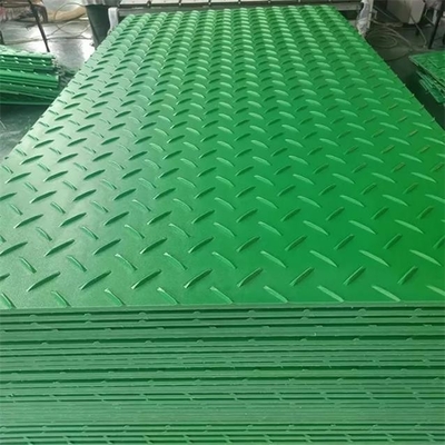 Green Composite HDPE Truck Support Ground Protection Heavy Construction Mats