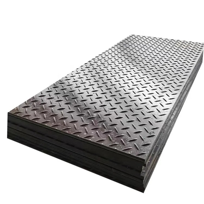 Composite HDPE Construction Track Ground Protection Mats For Temporary Access Road