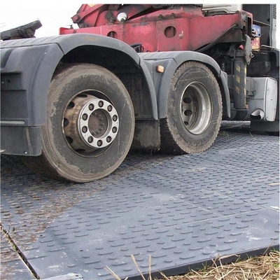 Composite HDPE Construction Track Ground Protection Mats For Temporary Access Road