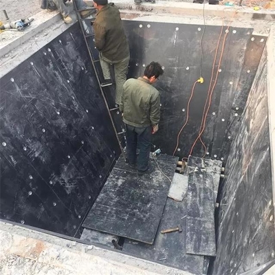 Black Thermal Power Plant Pulverized UHMWPE Coal Bunker Polymer Lining Board