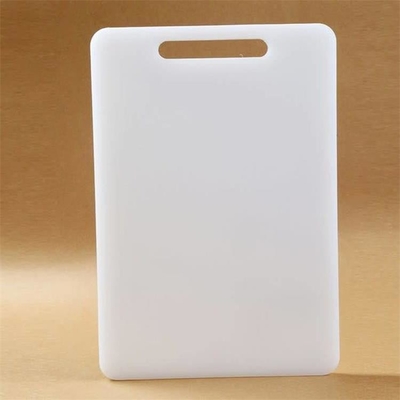 Multi color Rectangle HDPE Kitchen Chopping Block Plastic Cutting Board With Handle