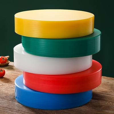 Round Carving Custom Personalised Kitchen HDPE Plastic Chopping Boards For Cheese