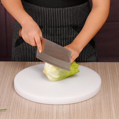 Round Carving Custom Personalised Kitchen HDPE Plastic Chopping Boards For Cheese