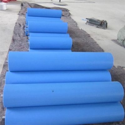 4 Inch Polymer Pipe Plastic HDPE Impact Conveyor Training Idler Rollers