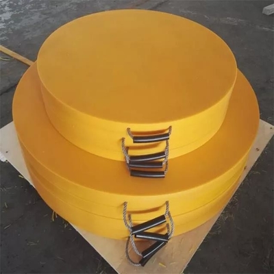 Durable Wear Resistant Round HDPE Plastic Truck Mat Outrigger Leg Support Pads