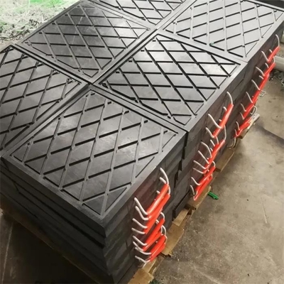 Crane Mats HDPE Outrigger Pads Polyethylene Plastic Load Distribution Pad