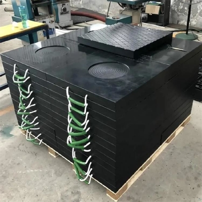 Customized Square Crane Outrigger Pads HDPE Outrigger Pads Plastic Spacer Block