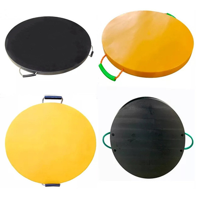 Temporary HDPE Crane Foot Support Plate Jack Outrigger Pad For Construction