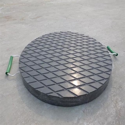 Temporary HDPE Crane Foot Support Plate Jack Outrigger Pad For Construction