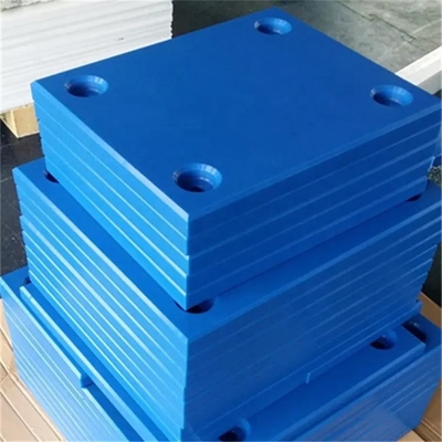 Curved Engineering Plastic Dock Fender Face Pads UHMWPE Marine Dock Bumpers