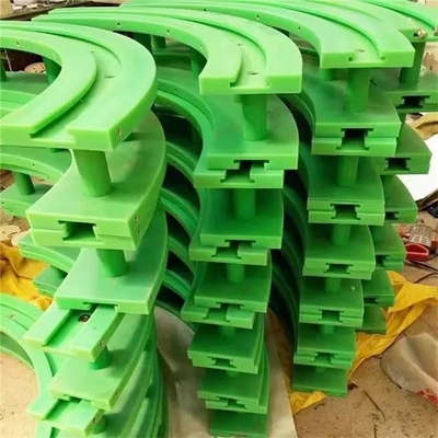 PE Machined Parts Conveyor Guide Rail Plastic UHMWPE Curved Track Slide Track
