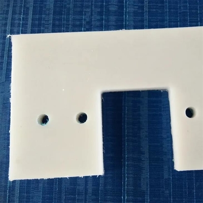 Polyethylene Fabrication Conveyor Flight Paddle White UHMWPE Machined Parts