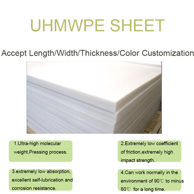 wear resistance ultra-high molecular weight plastic sheet uhmwpe board for synthetic ice rink