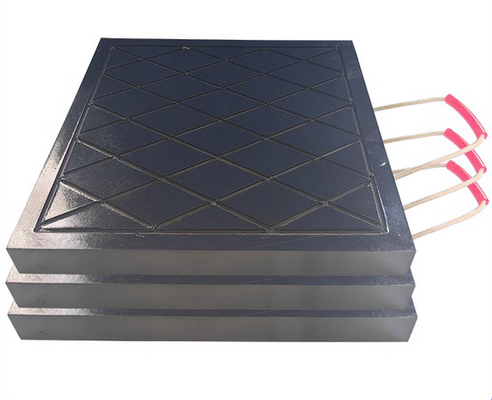 Professional Trucks 30mm Plastic Crane Outrigger Pads Mat Stabilizer Uhmwpe Black