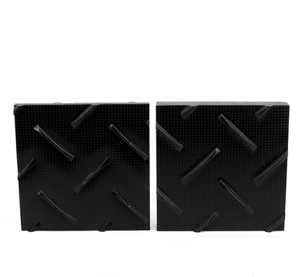 15mm Thickness Plastic Ground Protection Mats 4x8 Sheet With Texture For Civil Works