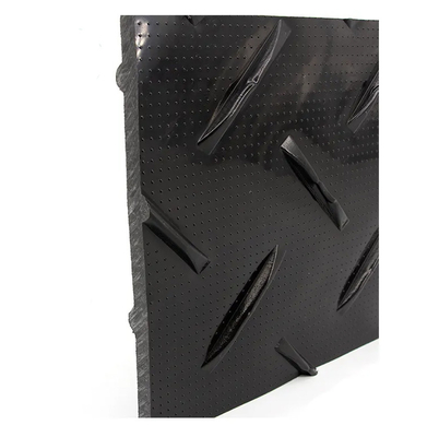 15mm Thickness Plastic Ground Protection Mats 4x8 Sheet With Texture For Civil Works